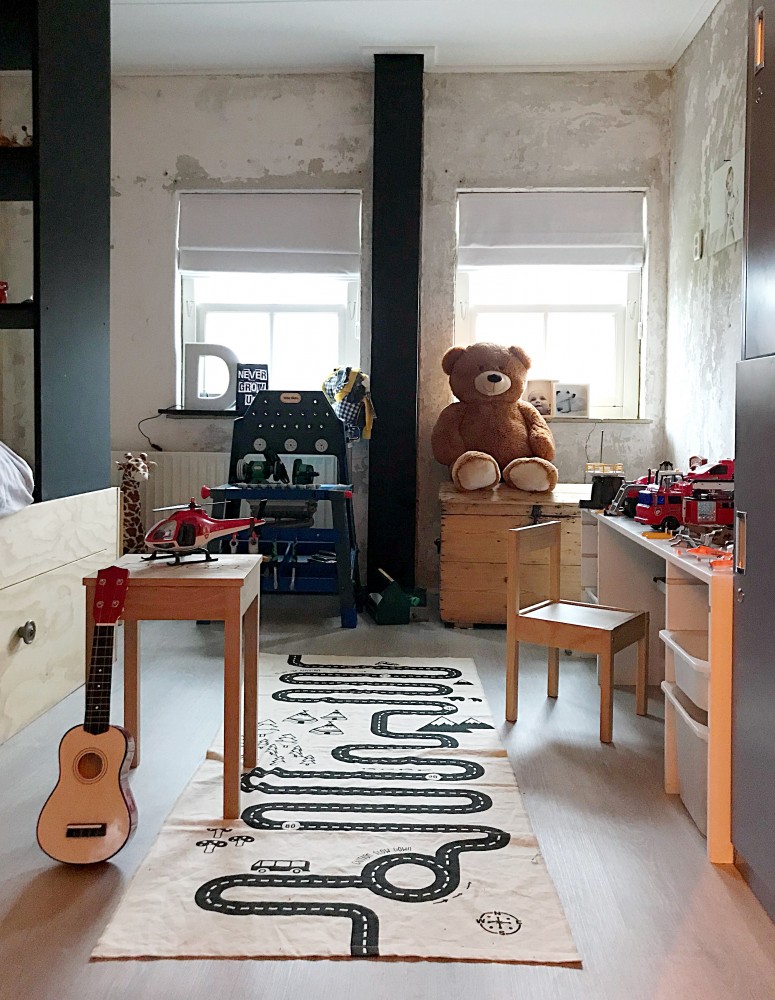 De stoere slaapkamer van Déjan!