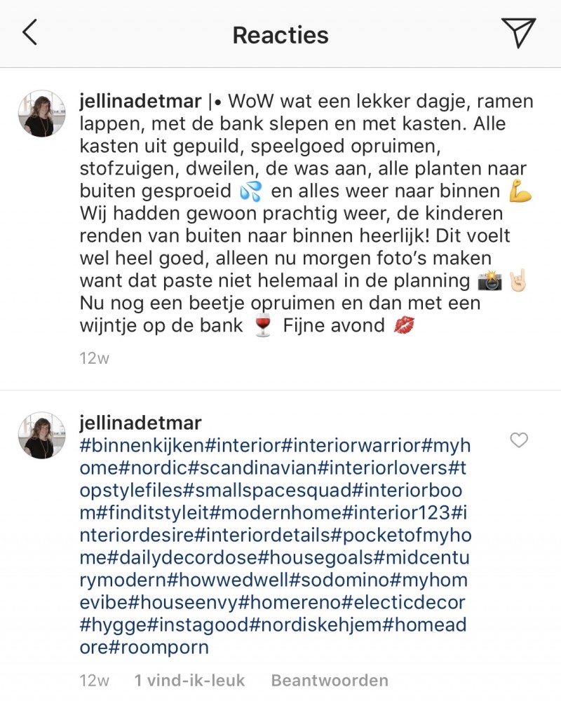 Het gebruik van hastaghs op Instagram