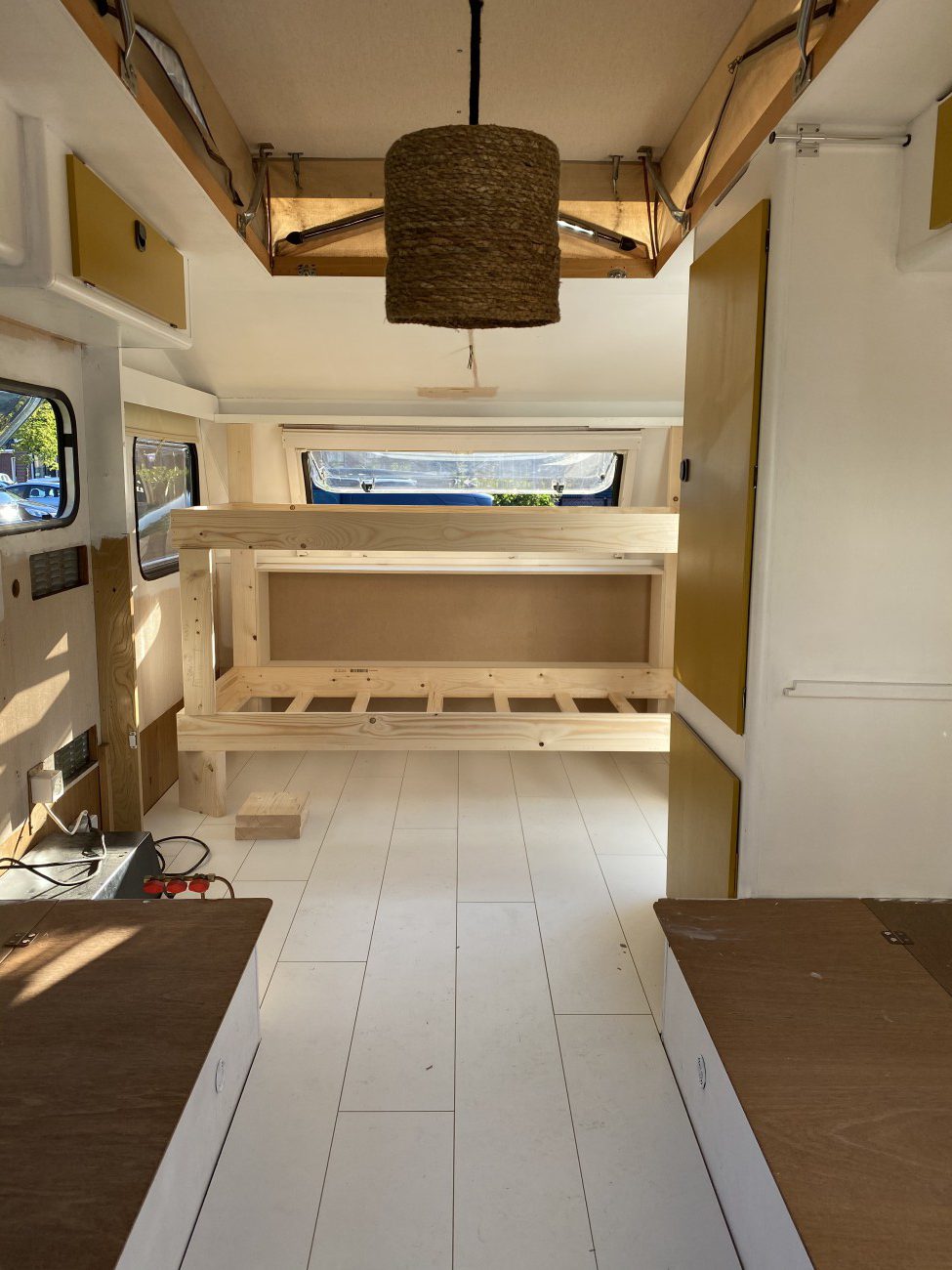 bed maken caravan